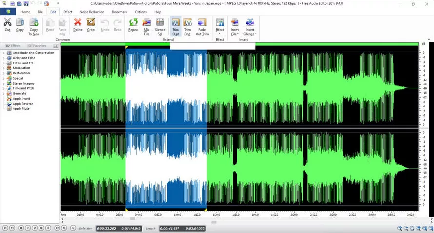 Free Audio Editor