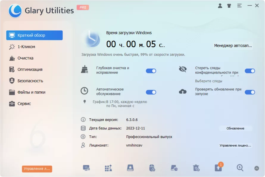 Glary Utilities Pro