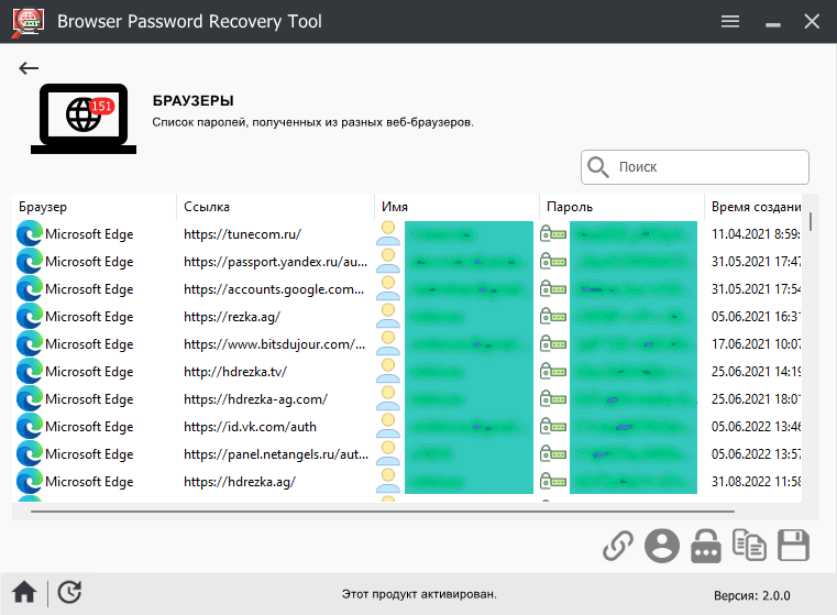 Browser Password Recovery Tool