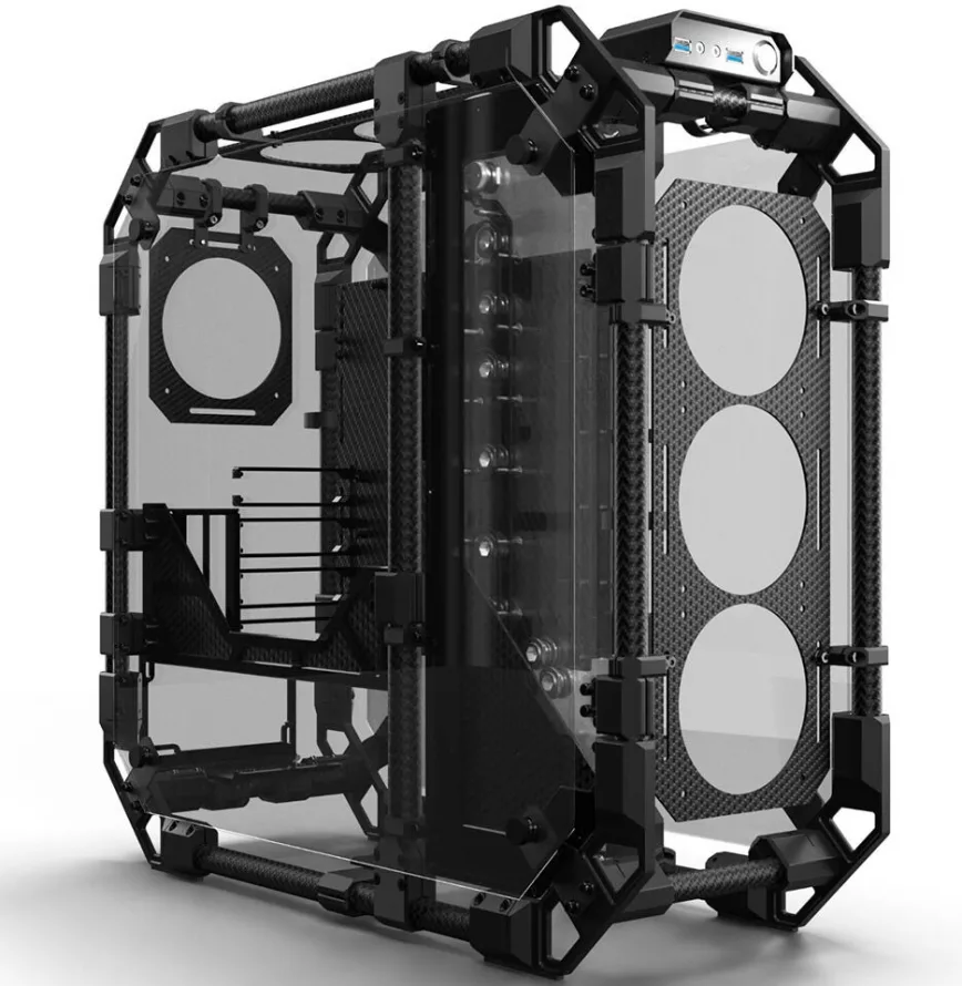 Alphacool Apex Pro Skeleton Carbon