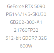 GeForce RTX 5090