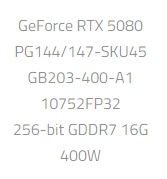 GeForce RTX 5080