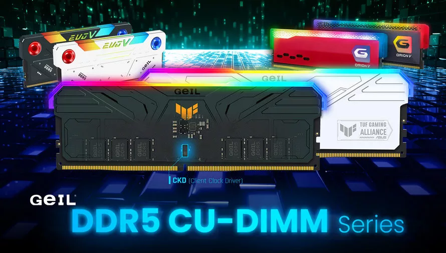 GeiL DDR5 стандарта CUDIMM