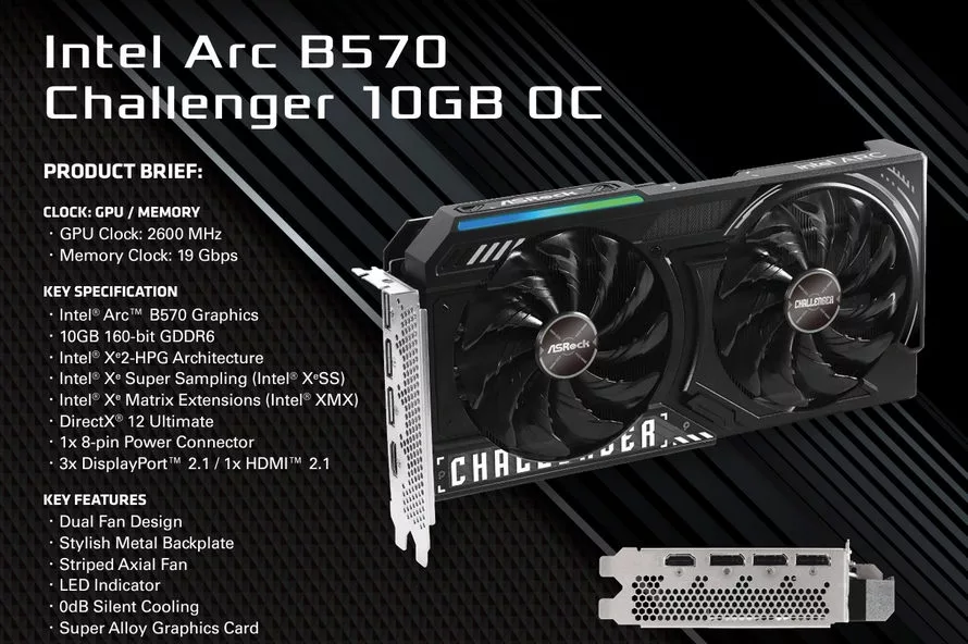 Intel Battlemage Arc B570